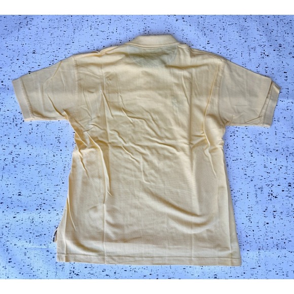 VTG Pivot Rules Men's Golf Polo Shirt Yellow Short Sleeve Size M Classic Style - Picture 7 of 7